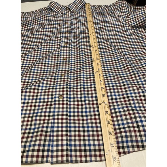 Jos‎ A Bank Mens Long Sleeve Size XXL Travelers Collection Blue, White & Red - Picture 7 of 11